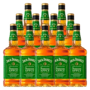 Caixa Whisky Jack Daniel's Apple 1l C/12 Maçã verde